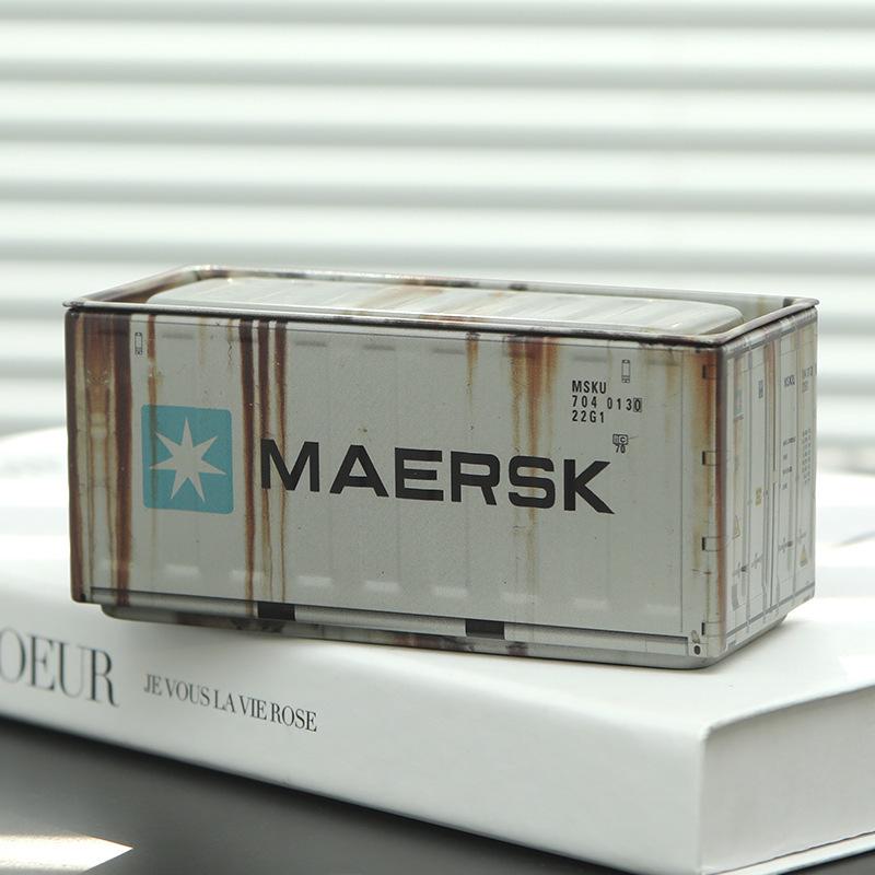 Trendy Miniature Tinplate Storage Box for Figurines