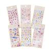 Mnndeoo Sea Creature 3D Puffy Glitter Foil and Constellation Colorful for Planner Decoration Stickers, 6-Piece Set, Stickers, Stamping, Dolphin,