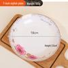 Royal Garden Series Ceramic Bowl – Household Rice & Soup Tableware for Daily Use.