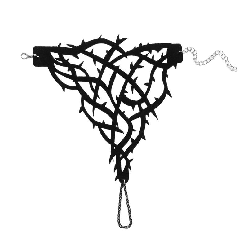 

Queen Bracelet Gothic Wristband Personalized Thorns Bracelet Adjustable Bracelet 1 чорний