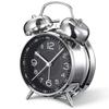 Clock Loud Alarm Clock Mechanical Double Bells Metal Alarm Clock Night Lights Decor With Dual Bell Night Light Bedside Bedroom