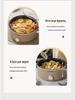 Multifunctional Electric Cooking Pot: Large Capacity Hot Pot, Non-Stick Frying Pan, Steamer - Ideal for Dormitories and Households