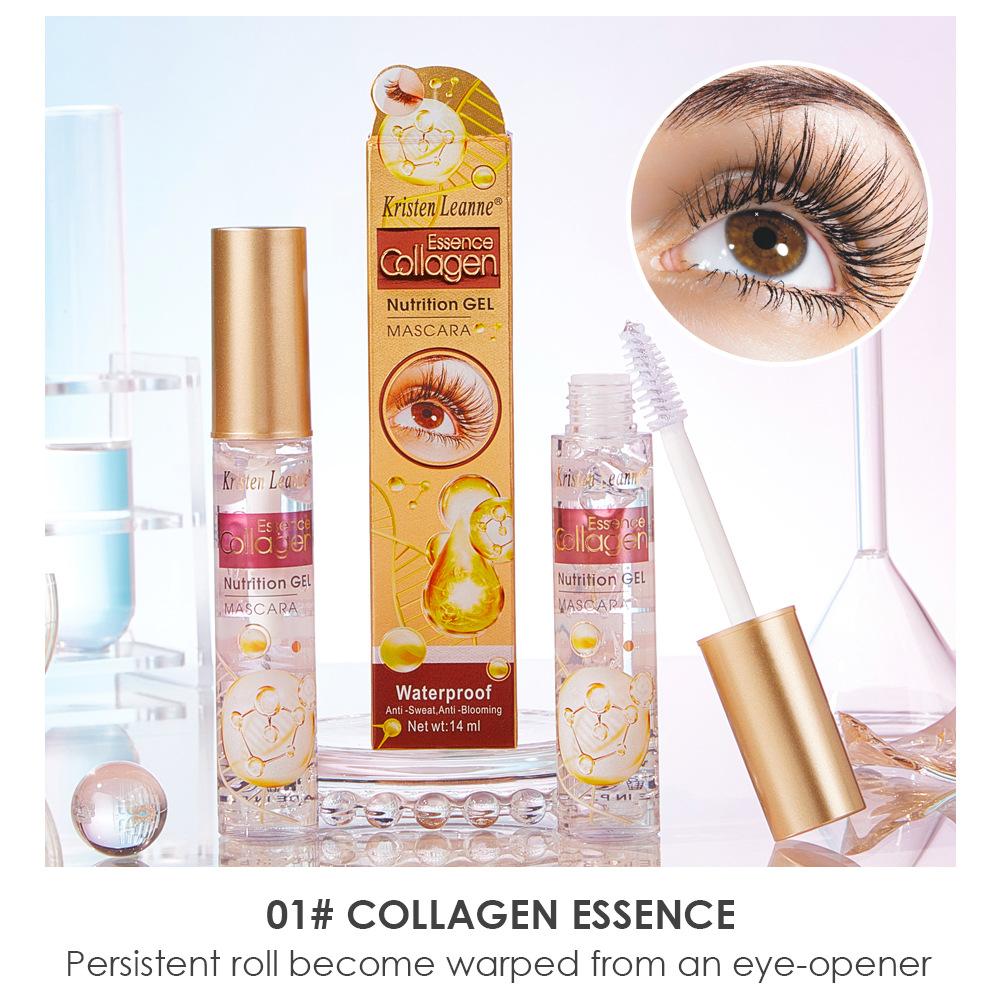 Kristen leanne makeup base curl strong setting waterproof transparent mascara 1
