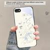 Fresh and Healing Breeze For iPhone 17 Air 16 E 15 Plus 14 Pro Max 13 12 Mini 11 5 6 7 8 Plus XR XSMax SE Black Glass Phone Case