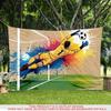 Soccer Goalkeeper Football Photo Backdrop, for Party Photo Booth Indoor Outdoor Decor