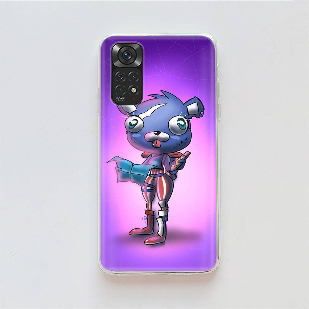 Husă Fortnite RT90 amuzantă pentru Samsung A04 A14 A23 A34 A54 M23 M33 M52 M53 Realme 10 9 C30S C35 C55 VIVO Y02S Y21 Y33S Y51 X80 Pro Husă transparentă