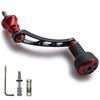 HEIGHTEN Reel Handle 56mm x 24mm with TPE Knob (Black & Red) (HT9402)