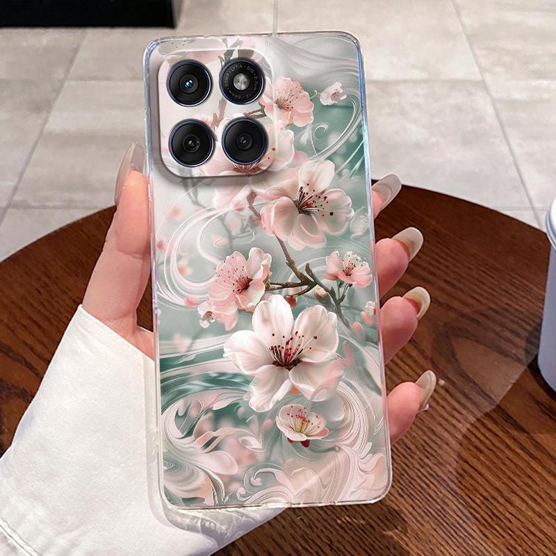 Casing For Motorola Edge 60 Fusion Pro 60s Aesthetic Fashion Cute Cat Astronaut Soft Silicone Back Cover Transparent Phone Case