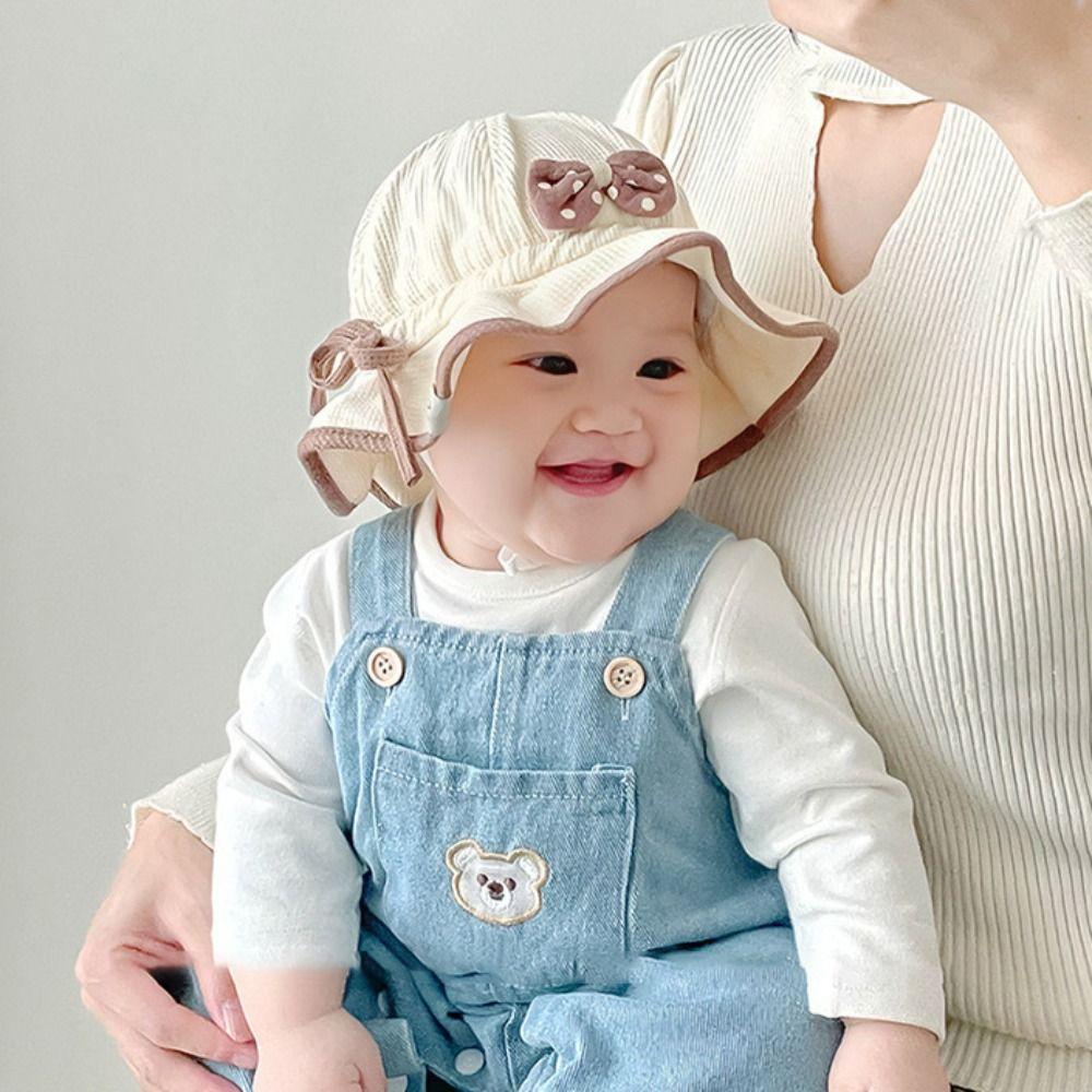 Breathable Fisherman Hat Cute Toddler Basin Cap Fashion Baby Bucket Hat Outdoor