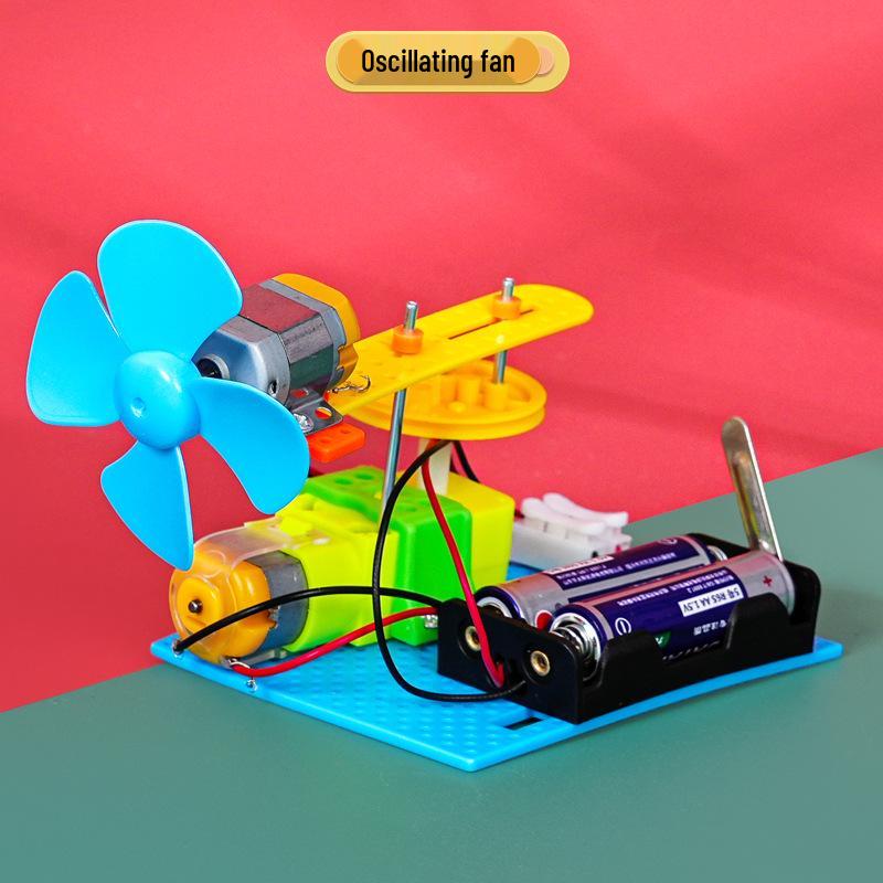 Handmade DIY Oscillating Fan Kit for Children s STEAM Science Experiments