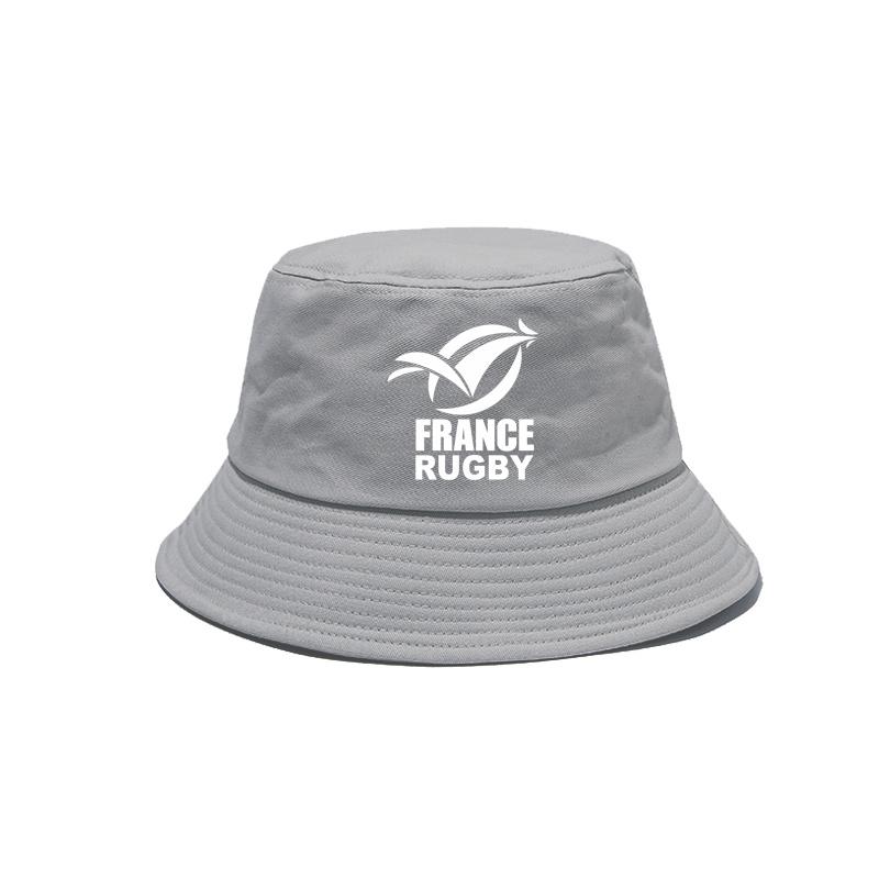 France Rugby Bucket Hat Cap Unisex Women Unisex Panama Cap Outdoor Summer Adjustable France Rugby Bob Caps MZ