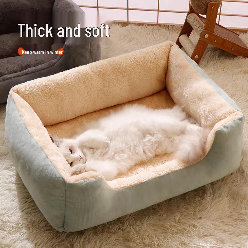 Year-Round Durable Cat and Dog Nest: Cozy, Bite-Resistant Sofa Pad for Ultimate Comfort and Security