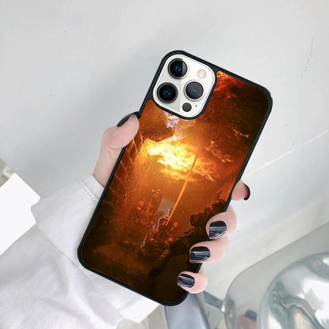 Feuerwehrmann Feuerwehr Mann Helden Handyhülle Cover Für iPhone 17 Air 15 Pro MAX 16 Plus 14 12 11 13 coque