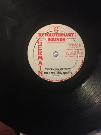 

12inch Record TAMLINS TRINITY Youll Never Know Undying Love NONE Revolutionary S US Reggae Ska Dub Used