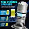 2 Pezzi Lampadine LED H7 per Proiettore Fari LHD 1:1 Mini Dimensioni Wireless Super Luminose 30000Lm LED H7 Turbo Fari Abbaglianti/Anabbaglianti Plug&Play 12V 6500K