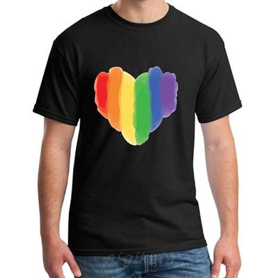 Printed Lgbt T-shirt Summer Fashion Funny High-Quality Printing Casual 100%Cotton Comfortable Sweat-absorbing Breathable Tee
