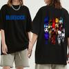 Hot Sales Anime T Shirts Women Men Summer Cool Short Sleeves BLUE LOCK Printing Personality Harajuku T-shirt