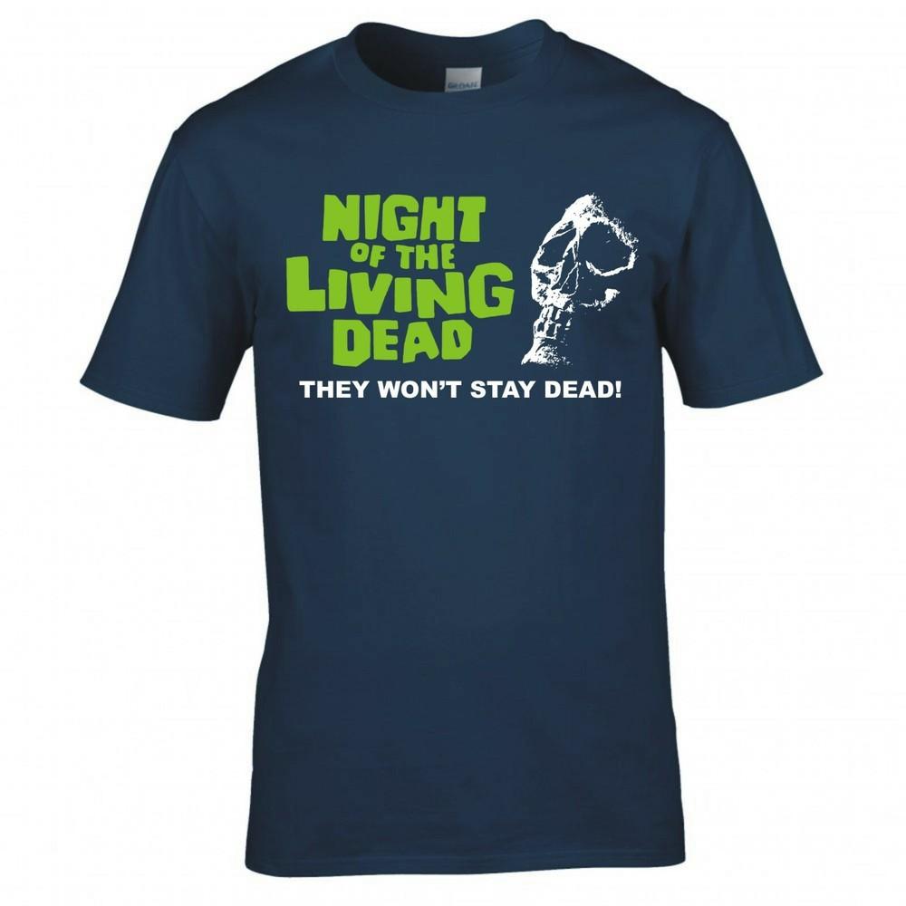 Inspired By Night Of The Living Dead They Wont Stay Dead T Shirt 2XL