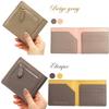 HAKATA NO MORI LEATHER Genuine Leather Bifold Wallet, Anti-Skimming, Anti-Magnetic, Ultra-Thin Mini Wallet, Magnetic Interference-Resistant, Compact,