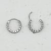Steel Rhythm One-Touch Earrings