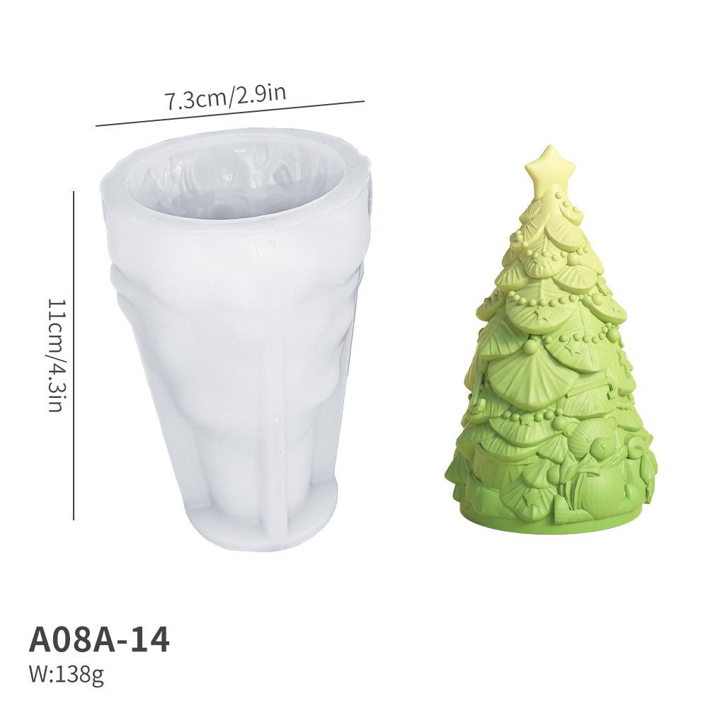 Schneemann Kerze Silikonform Harz DIY SilikonformWeihnachtsbaum Aromatherapie Gipsform Dekoration Kerzenherstellung
