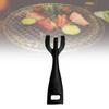 Cast Iron Steak Plate Fork Portable Heat Resistant Reusable Hot Dish Gripper Cooking Tongs for Home Kitchen BBQ Tool