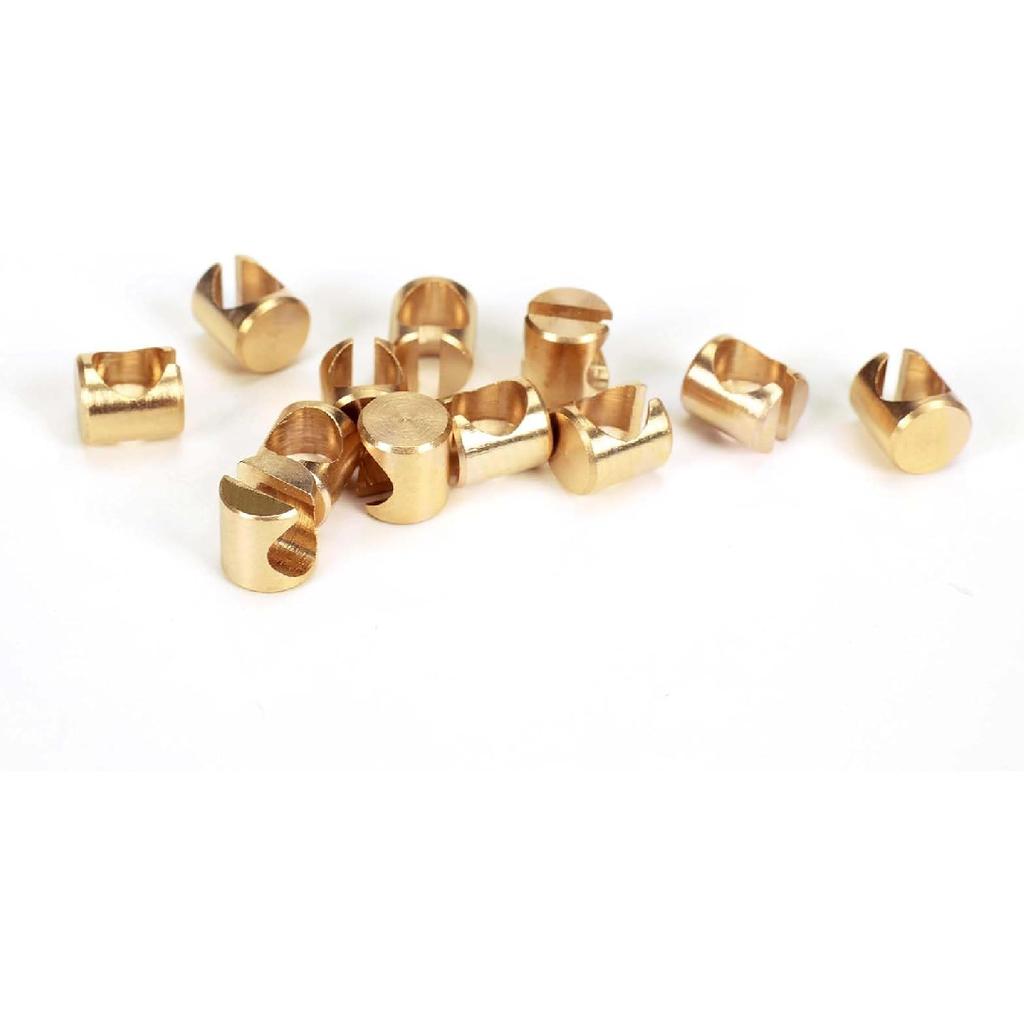 12 Pcs Throttle and Idle Cable Ferrules for Harley Davidson 1982-2017 Carburetor, Throttle Cable End Nut Replacement 56508-76