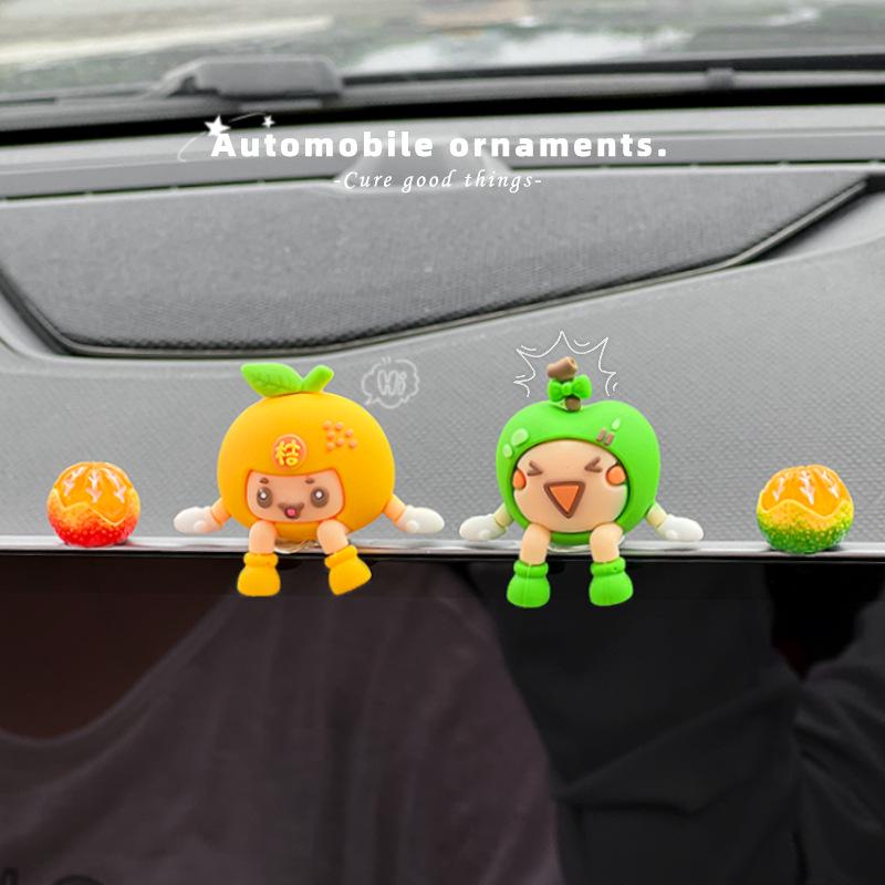 Newcomer Exclusive: Instant ¥5 Off - Orange Man Dashboard Ornament for Car Interiors