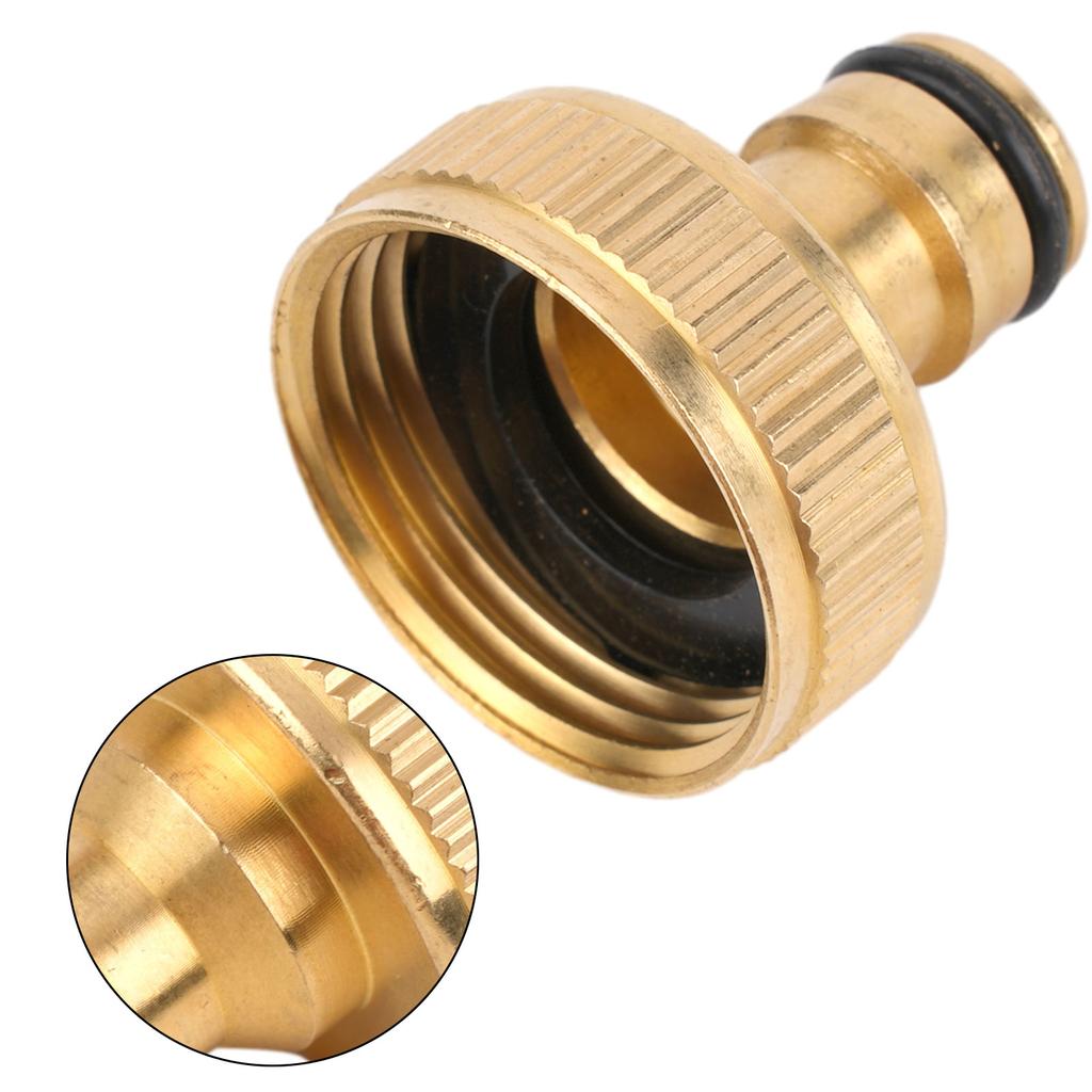 1inch BSPF Tap Connector 36*31mm Accessories Brass+Rubber Garden Adapter