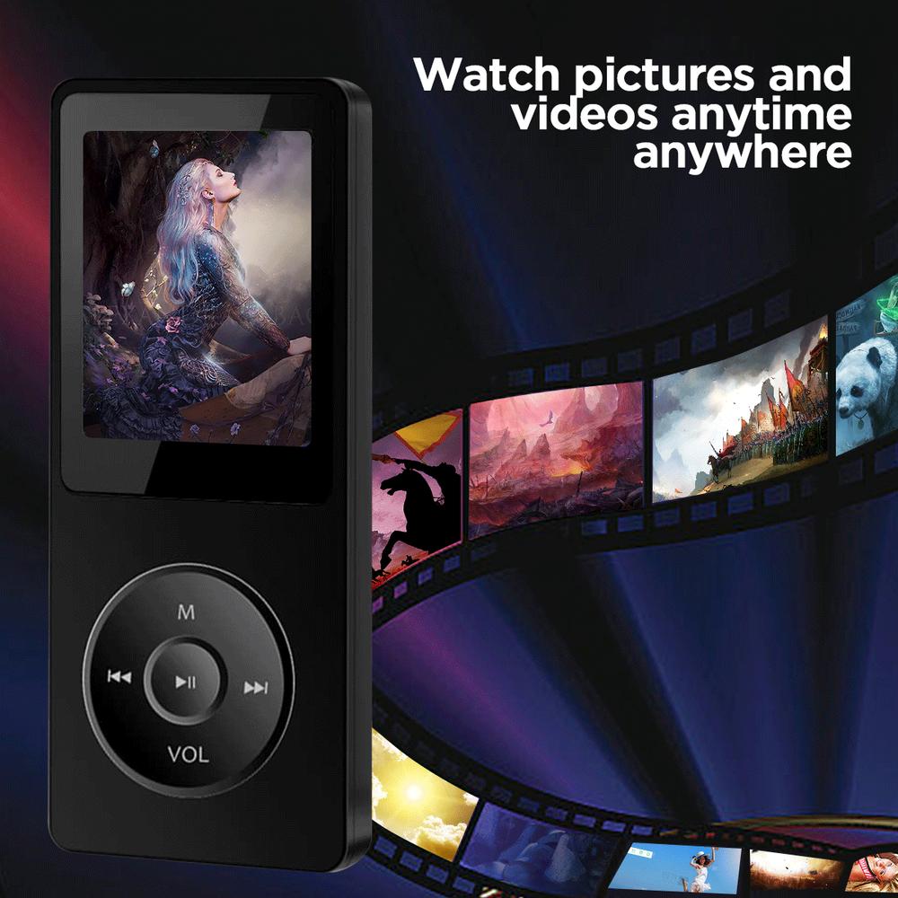 16GB Bluetooth MP3 Player HIFI Sport Music Speakers MP4 Media FM Radio Recorder