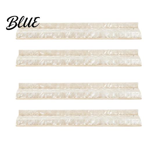 Acrylic Mahjong Stand 1/4Pcs American Rack with Pusher Non-slip Mah Jongg Tile Holder Easy Arrange & Pusher Bar Accessories for Home Party