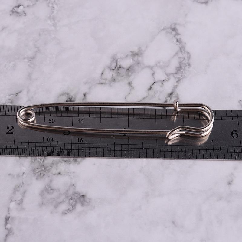 89mm Rose Gold Nickel Decorative Brooch Safety Pin