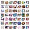 50Pcs Funny 67 Graffiti Stickers Creative Cartoon Decal Diy Luggage Phone Guitar Cup Skateboard Waterproof Sticker