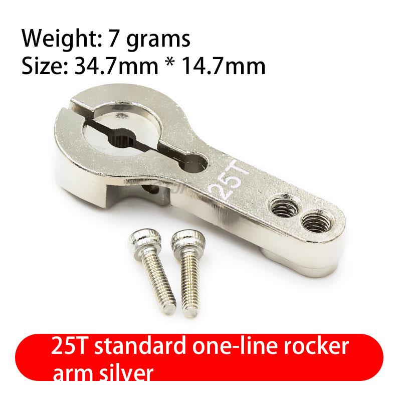 

25T M3 Металевий важіль сервоприводу для Futaba Savox Xcore HL HSP HD Power MG995 MG996R E9001 AXIAL SCX10 WPL C24 C34 MN D90 D91 MN99