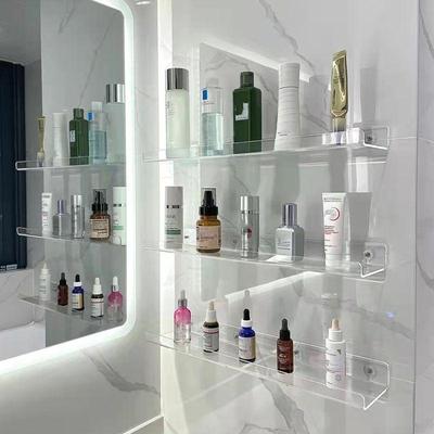 Zwevende planken Helder acryl zwevende muurplank Vinyl Record Plank Badkamer Display Organizer Opslagplanken