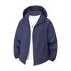 Giacca Invernale da Uomo Taglie Forti Multicolore Leggera Imbottita in Cotone con Cappuccio Staccabile