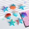Pearl Simulated Sea Shell Gradient Color DIY Jewelry Accessory Resin Starfish  Jewelry Making