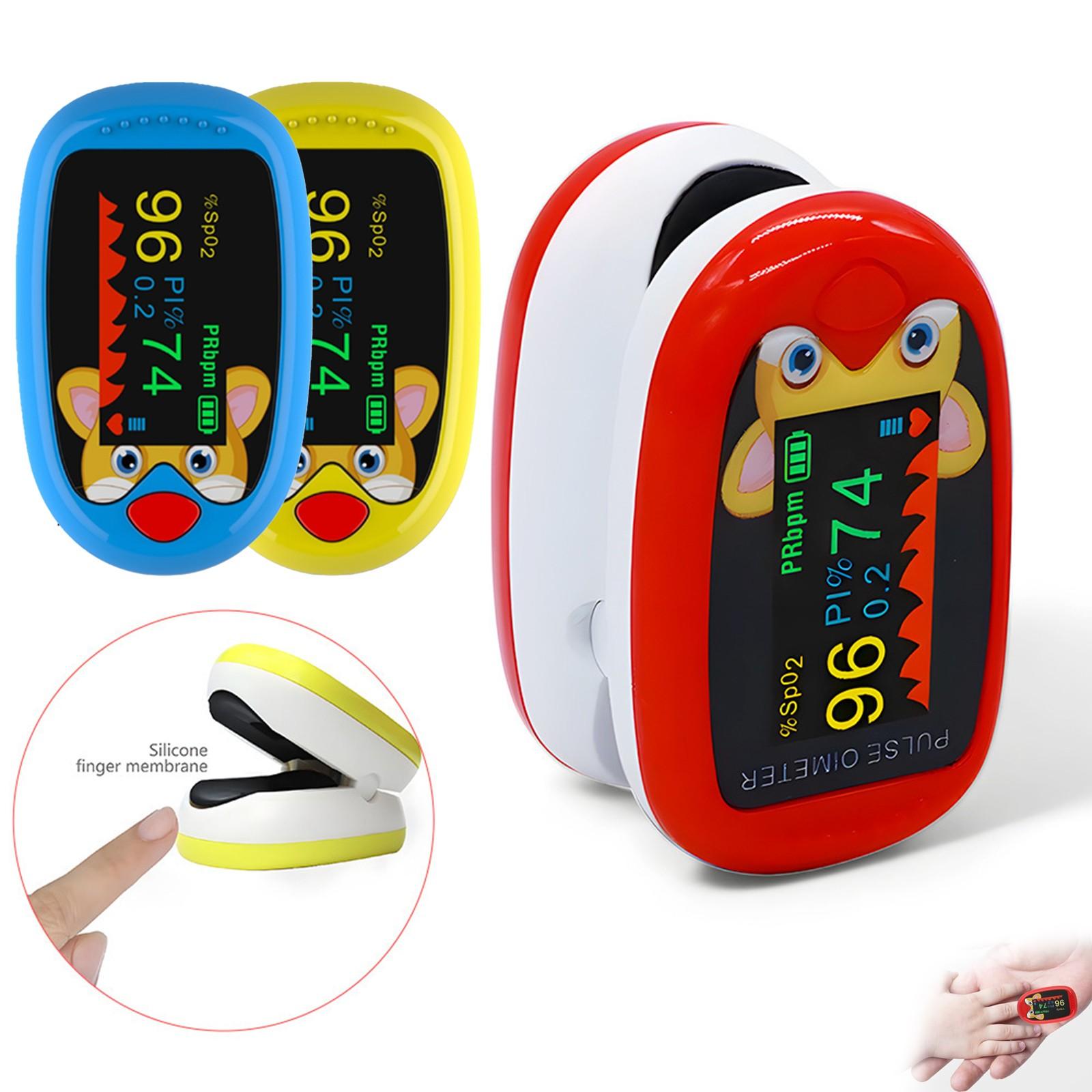 

Children s Finger Clip Saturation Monitoring Sleep Monitoring Heart Rate One Size жовтий