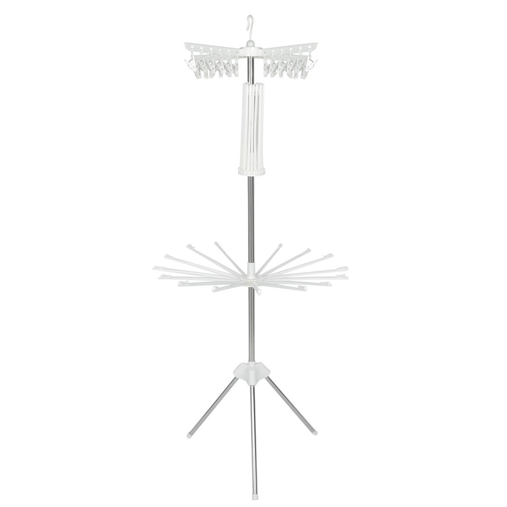 3-stufiger Handtuchhalter Freistehend Edelstahl Faltbar Babykleiderständer Bügel Haushaltswaren