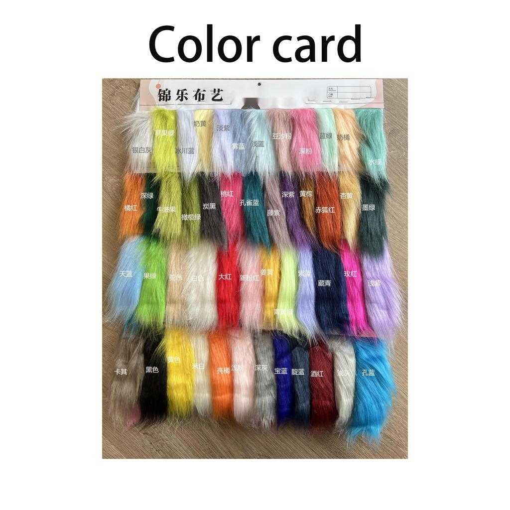 5cm Wool Length 180cm Wide High-grade Imitation Fox Hair Plush Fabric Carpet Fur Clothing Animal Fursuit Hair DIY Sewing Fabric