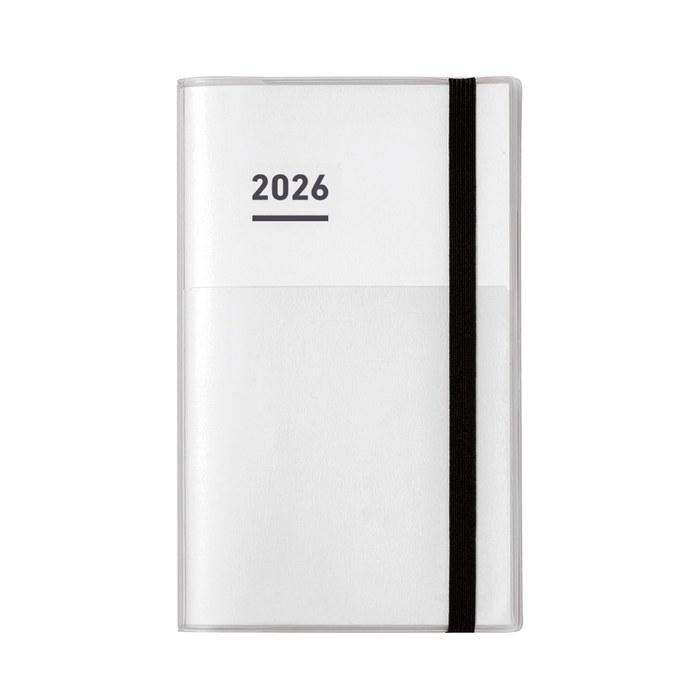 Kokuyo Jibun Techo First Kit Notebook 2026 Monthly/Weekly A5 Slim White NI-JF1W-26 (Starts Nov 2025)