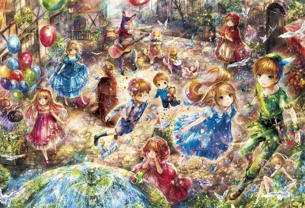 

450 маленьких деталей головоломки Мастер Фантастический Город Искусств Сказка (26x38см)