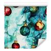 Ink Wallpaper Turquoise, Sea Blue, Mint and White for Living Room and Bedroom 50x1000