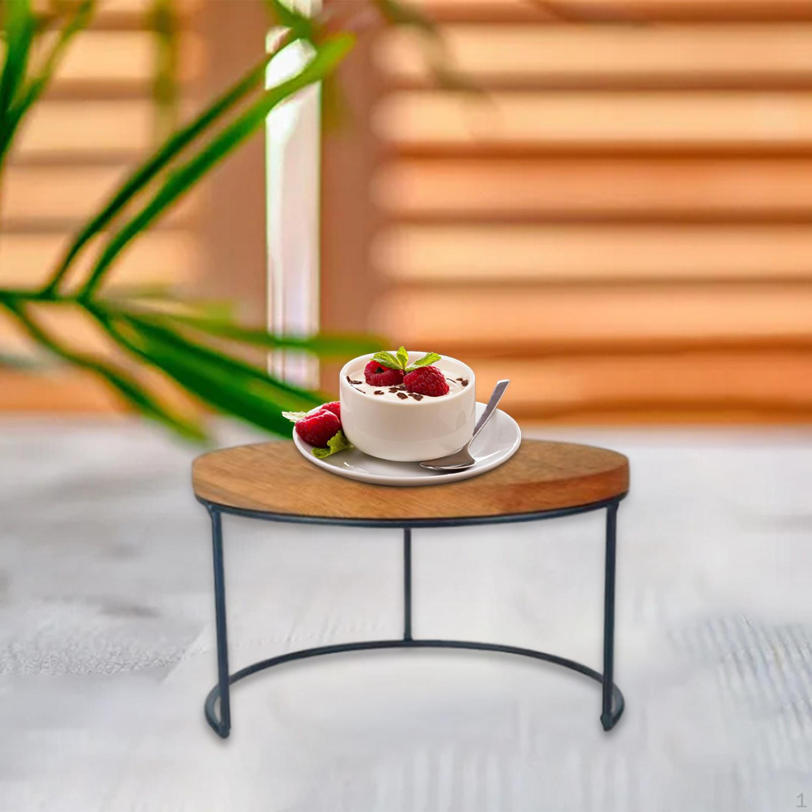 

Подставка для торта Поднос для печенья Чайная вечеринка Сервировочная тарелка Десерт Фрукты Закуска 20x9cm