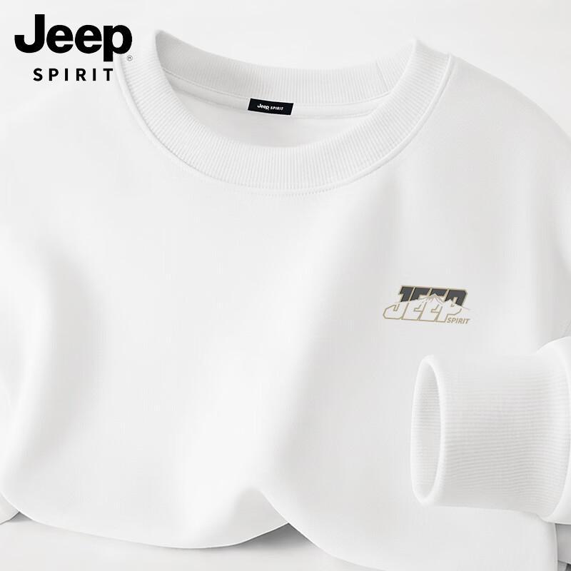 JEEP SPIRIT Men s Mountain Logo Crewneck Sweatshirt 2XL