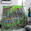 Manta de Franela Estampada para Vehículos de Transporte de Ácidos, Alta Calidad, Cómoda para Todas las Estaciones, Decoración del Hogar, Calidez y Comodidad, Perfecta para Regalos de Navidad