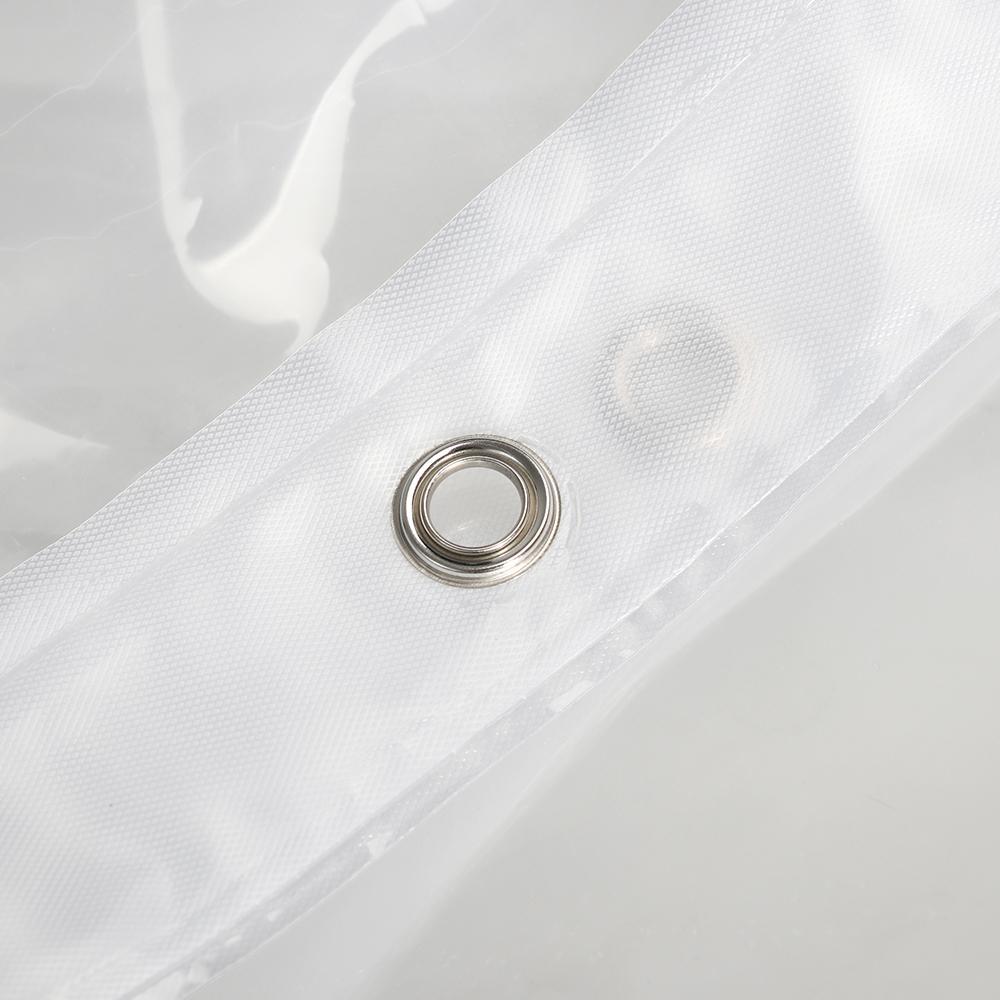 Home Decor Transparent Waterproof PEVA Plastic Water Splash Resistant Bath Supplies Shower Curtain