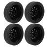 4Pcs RC Wheel Remote Control Tires Rubber Aluminum Alloy Accessories for WPL D12 Car