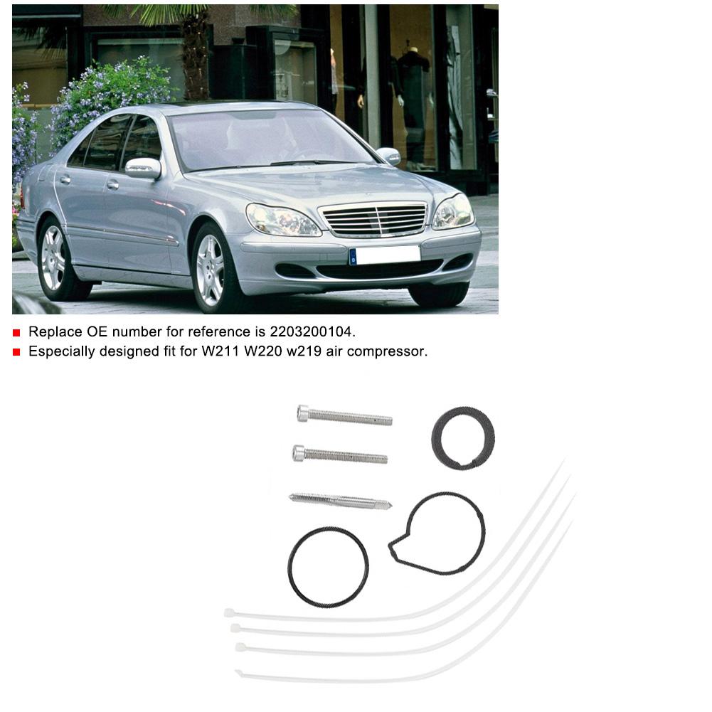 Air Suspension Compressor Cylinder Head Piston Ring Repair Kit Fit for W211 W220 W219 2203200104