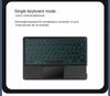 Lenovo Tablet M11 Split Screen 7-Color Luminous Bluetooth Keyboard & Leather Case with Mouse Set